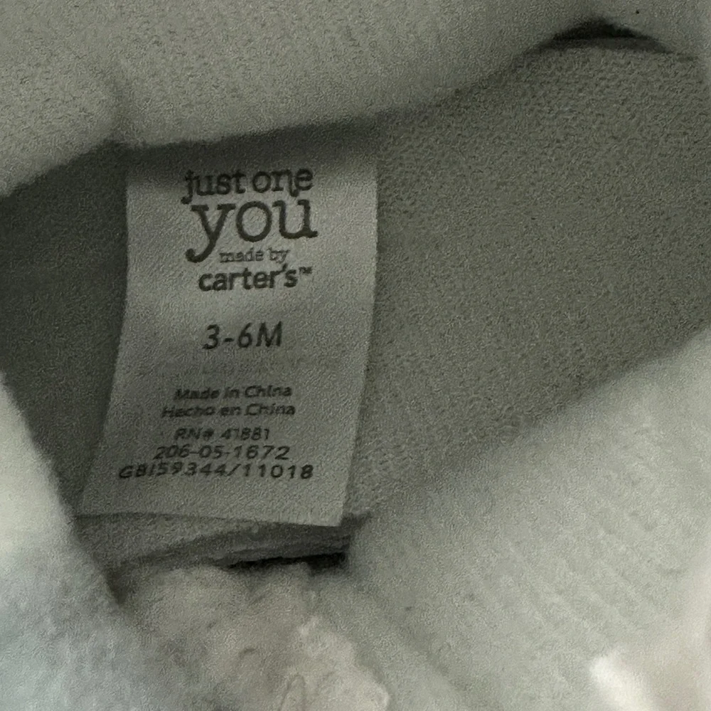 Just One You by Carter's Baby Knitted Bear Booties Gray Sherpa Lined 3-6M